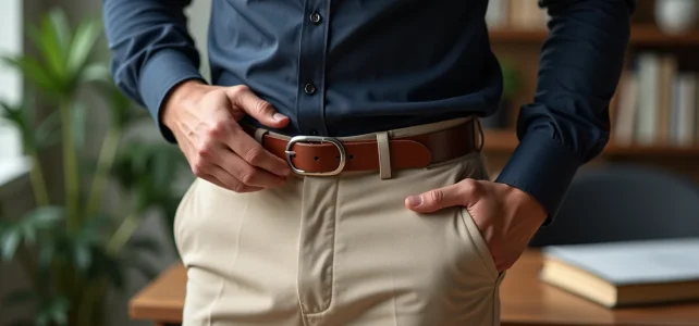 7 astuces pour porter une ceinture avec un pantalon sans passants avec style